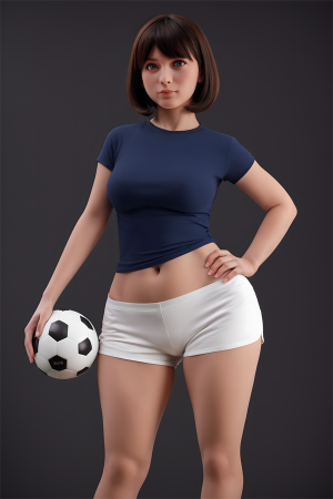 158cm Short Hair Sports TPE Doll